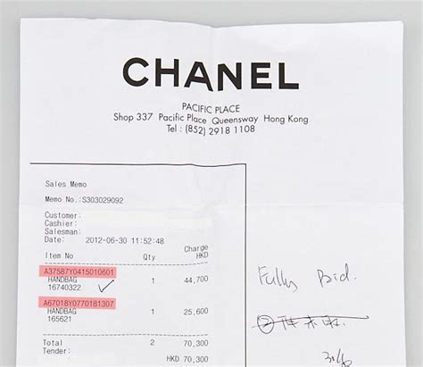 chanel receipt authentic|how to tell Chanel authenticity.